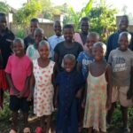 Health outreach in a rural Ugandan village